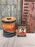 Catcher Tobacco, Sir Walter Raleigh Tobacco tins