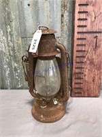 Kerosene lantern, rusted