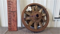Wheel w/wood spokes