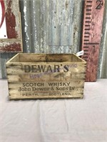 Dewar's Scotch Whisky wood box