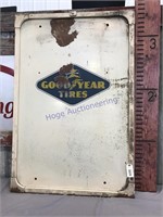 Goodyear Tires metal sign