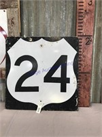 Highway(24) road sign