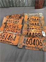 License plates (semi trailer)