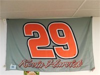 Kevin Harvick #29 banner/flag, 60" x 34"