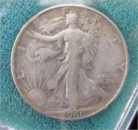 1946 US Walking Liberty Silver Half Dollar