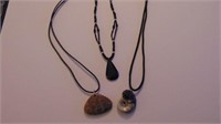 Fossil Cord Necklace Lot
