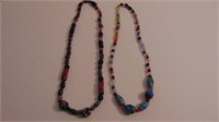 Lampworked Bead Necklaces