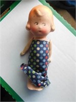 Kewpie-like bisque doll