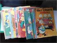 Walt Disney Comics, Dell, 14 total, 10¢: Donald