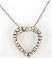 Platinum and Diamond Necklace Pendant