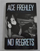 Ace Frehley No Regrets Book - Signed Copy