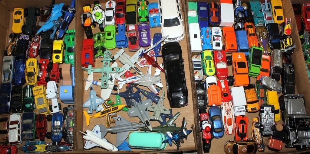 Several Toy Cars, Tks, Airplanes