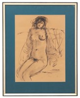 Stanley Cosgrove Charcoal Nude Drawing