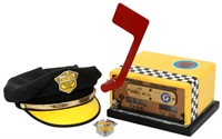 3 Pcs. Yellow Cab Taxi Items