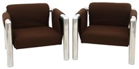 Pr. John Mascheroni Club Lounge Sling Chairs