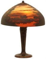 18 in. Handel Reverse Painted Table Lamp