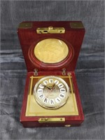 Clock in a wood box