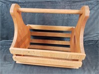 Large wood basket