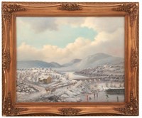 Albert Nemethy O/C Winter Landscape