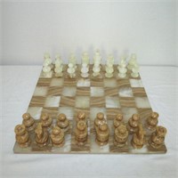 Alabaster chess set