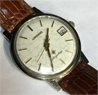 Longines Flagship Enamel Wrist Watch, 14k Gold Bez