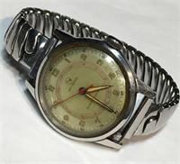 Helbros Military Watch With Inner 24 Hour Dial