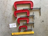 Set of 4 C Clamps