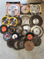 Group Lot of Saw Blades - Some w/Carbide Teeth