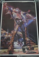 Kiss Poster Gene Simmons 1977 34"h x 22"w