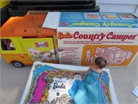 Barbies w/Country Camper