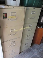 (3) Metal File Cabinets.