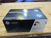 (2) HP LaserJet Black Toner Cartridges 49A.