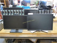 (2) Dell LCD Monitors.