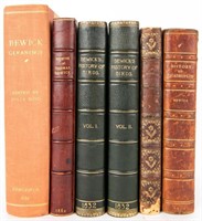5 Thomas Bewick Bird Books