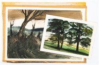 2 Richard Clarke Watercolor Landscapes