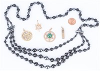 Group of 5 Lady's Jewelry, inc. Judaica