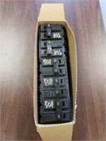 Box of square D 20 amp breakers