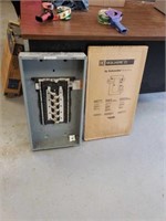 New square D breaker Box