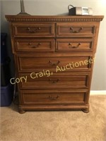 Ashley Chest of drawers, 5 drawer, Wood, 19 1/2”D,