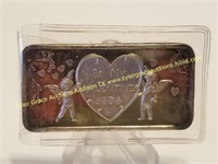 10Z SILVER BULLION BAR BE MY VALENTINE