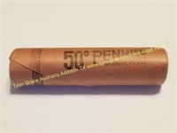 ORIG BANK WRAPPING 1960D PENNIES