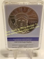 1997 $100 EAGLE REPLICA SEALED COIN