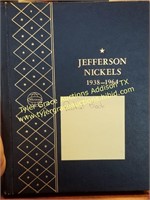 1938-1964 JEFFERSON NICKEL BOOK PARTIAL SET