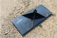 Skid Steer 10" Receiver Plate, New Unused