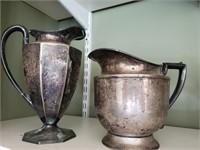 Silverplated Water & Tea Pitcher