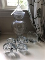 Glass Home Decor With Oil Lamp Candles & More