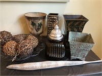 Flower Vases, Decorative Vessels & More