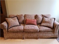 Sofa and Accent Pillows