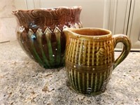 Vintage Glazed Pottery