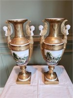 Pair of Chelsea House Grecian Urns